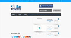 Desktop Screenshot of likebusinesses.com